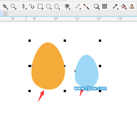 用CDR繪制彩蛋簡筆畫的方法