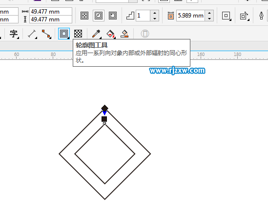 利用CDR偏移路徑設計LOGO