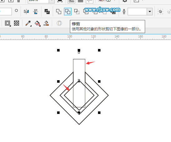 利用CDR偏移路徑設計LOGO