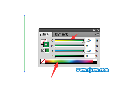 AI里面直線怎樣改顏色