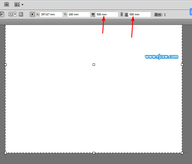 ai畫板怎么修改大小