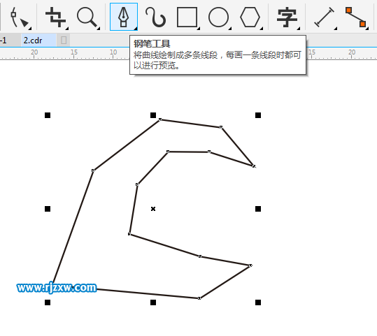 CDRX8制作手形主題的MONEY標志教程
