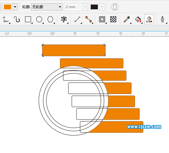 CDRX8制作錢幣金幣圖標(biāo)的教程