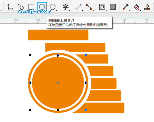 CDRX8制作錢幣金幣圖標(biāo)的教程