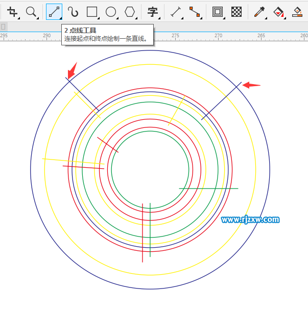 CDRX8制作360度旋轉標志的方法