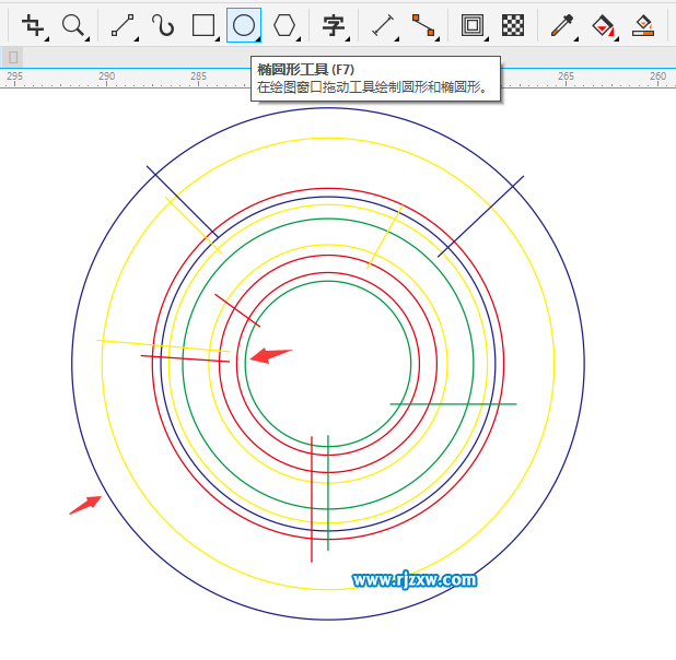 CDRX8制作360度旋轉標志的方法