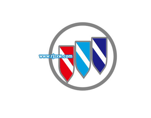 CDRX8設計別克標志圖文教程