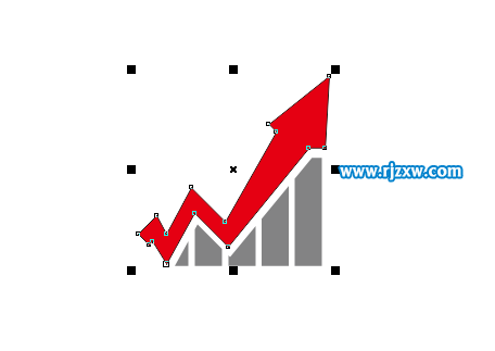 CDRX8制作股票上漲圖標(biāo)設(shè)計(jì)教程