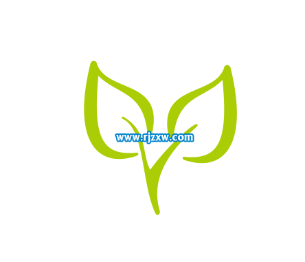 CDR制作一個小樹芽的圖標教程