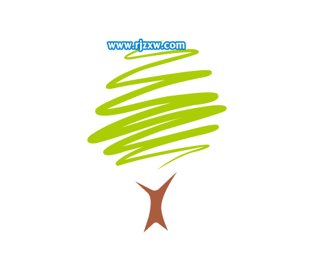 用CDRX7設(shè)計(jì)創(chuàng)意的小樹(shù)圖形