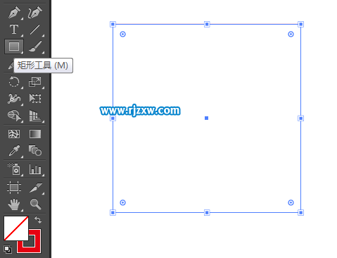 AI矩形工具設計DIGG圖標