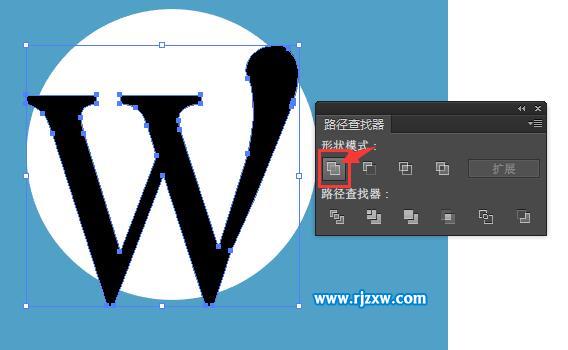 怎么用AICC設(shè)計(jì)WIKPEDIA圖標(biāo)