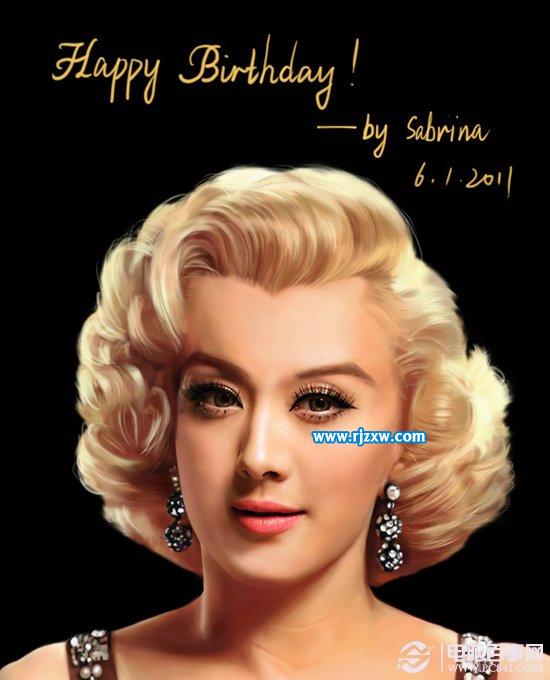 PS如何快速把美女的臉換了