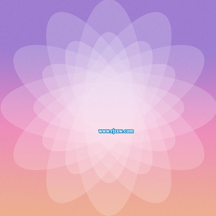 用PS制作花瓣圖案的桌面墻紙
