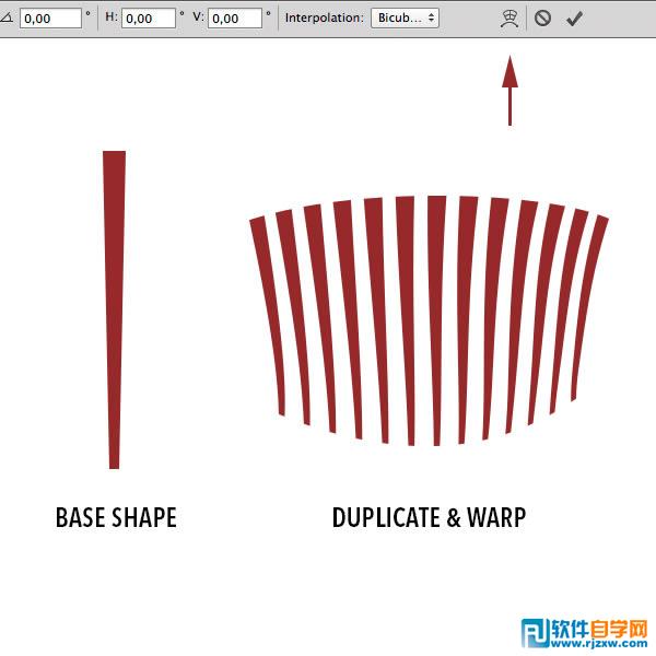 PS繪制奶油蛋糕