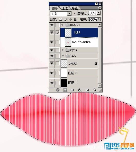 PS手繪 可愛的小女孩卡通圖片