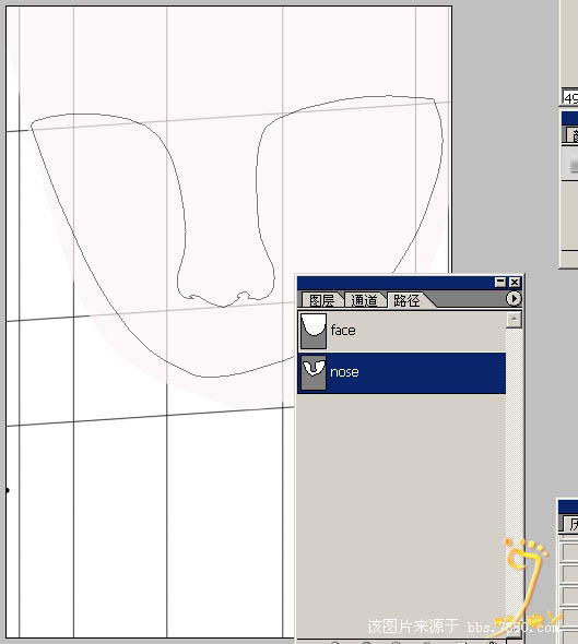 PS手繪 可愛的小女孩卡通圖片