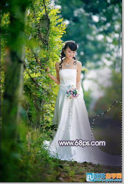 photoshop處理婚紗照