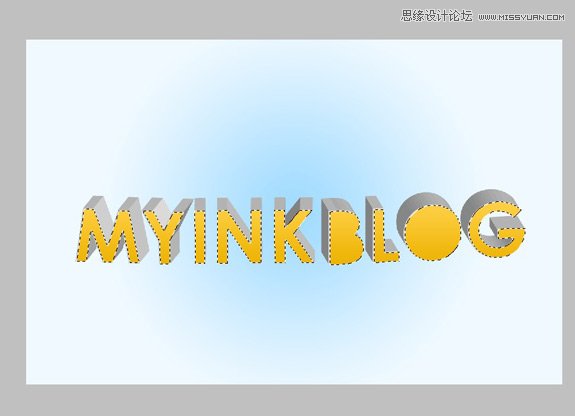 ai制作雙層立體字教程