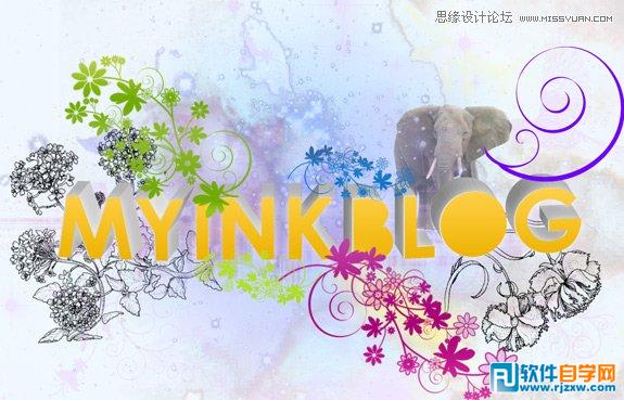 ai制作雙層立體字教程