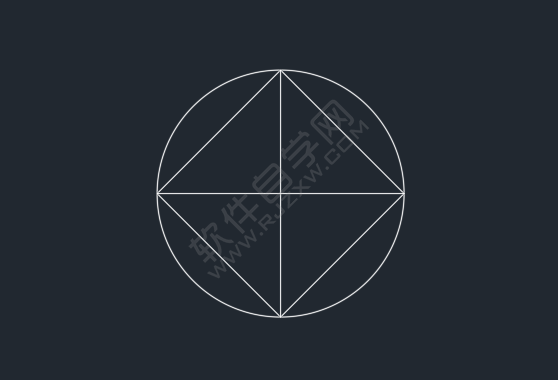 CAD中如何找交點