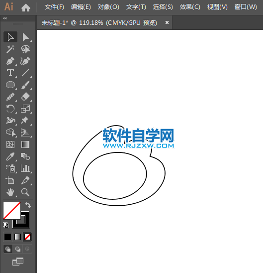 ai怎么畫微博圖標