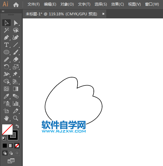 ai怎么畫微博圖標
