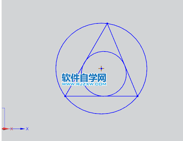 UG草圖中怎么畫相切圓