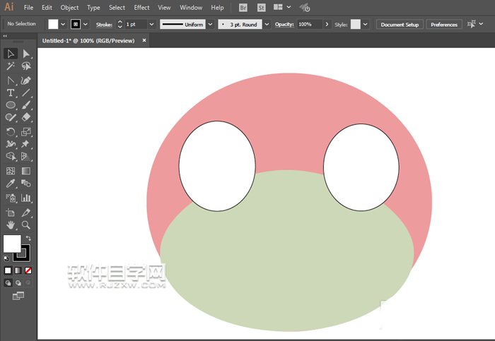 ai怎么畫呆呆獸的角色