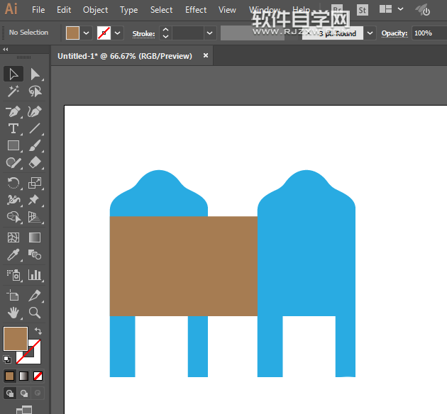 ai嬰兒床簡單畫法