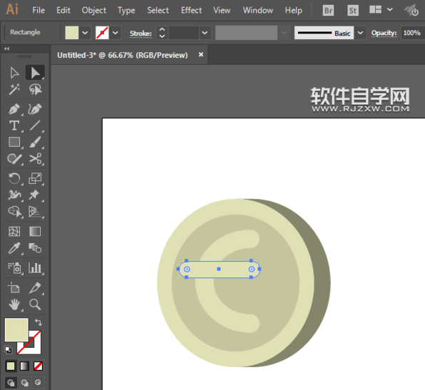ai怎么畫歐元標識？
