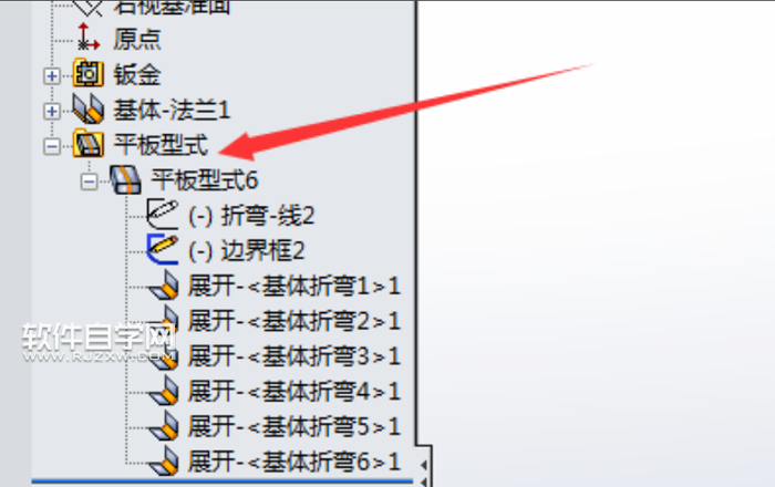 solidworks鈑金折彎線顯示出來的方法