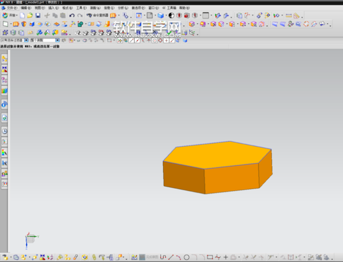 ug怎么畫6角螺栓