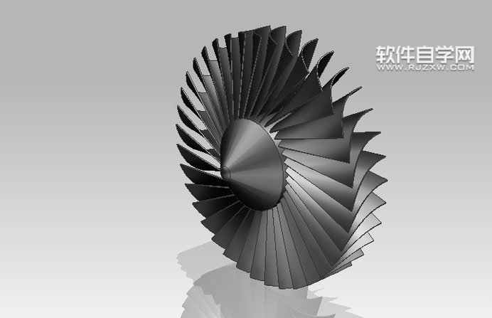 用UG8.0繪制飛機渦輪方法