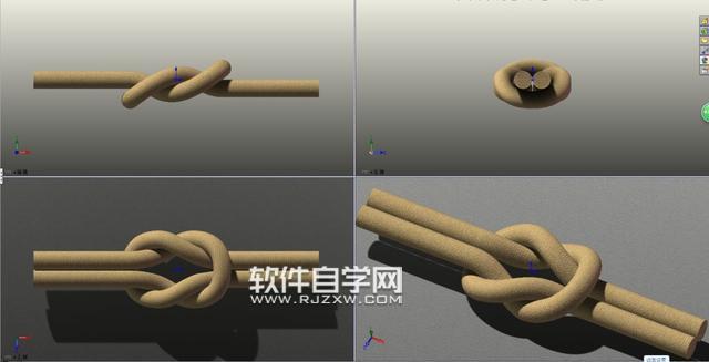 SolidWorks怎么畫打結(jié)的繩子