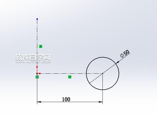 SolidWorks畫一個八字的單殼