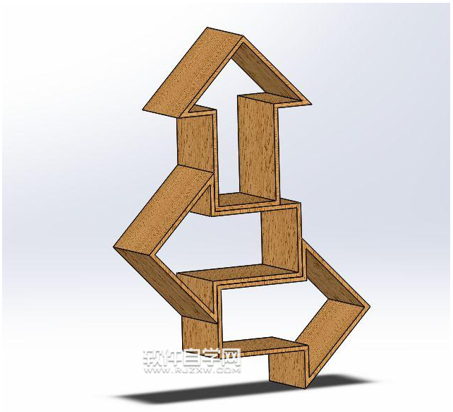 solidworks箭頭書架怎么制作