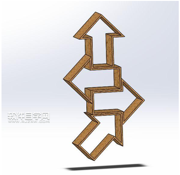 solidworks箭頭書架怎么制作