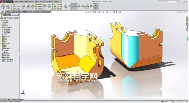 SolidWorks鏡像和圓角練習(xí)