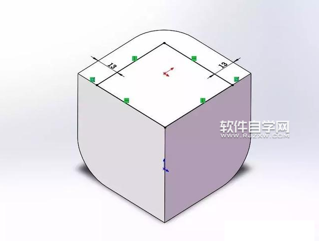 SolidWorks鏡像和圓角練習(xí)