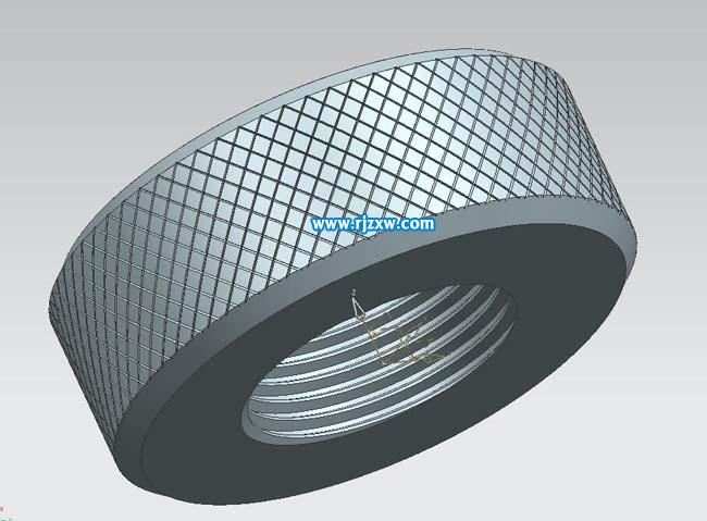 UG中怎么在球上畫滾花