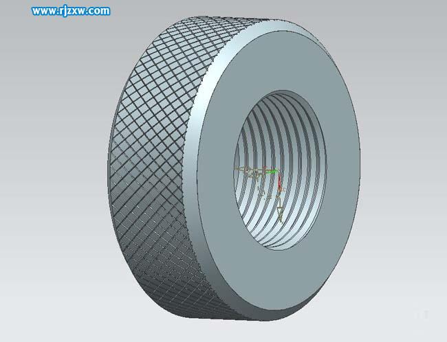 UG中怎么在球上畫滾花