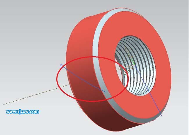 UG中怎么在球上畫滾花