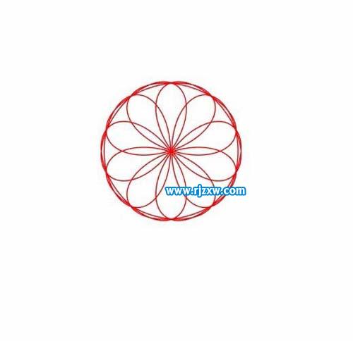 窗花剪紙效果怎么用AI軟件繪制