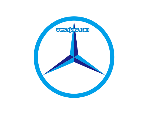 CDRX8設計奔馳標志LOGO教程