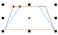 CorelDRAW繪制等腰梯形的方法