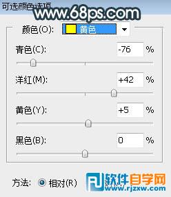 PS軟件給人物加上深秋暗青色