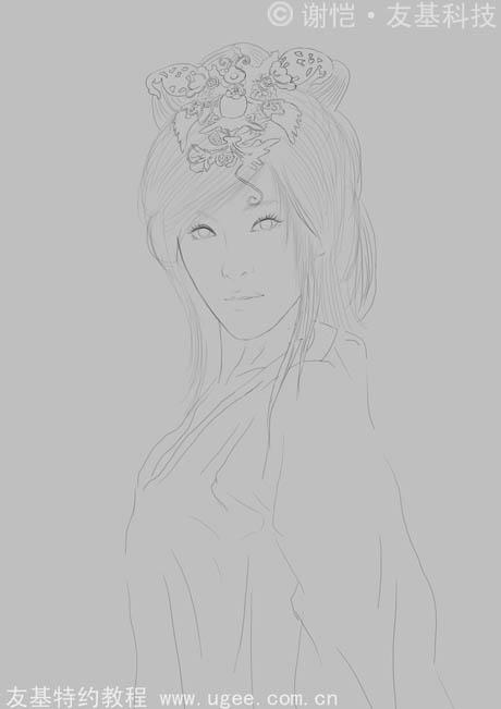 PS鼠繪 洛神傳劇中美女