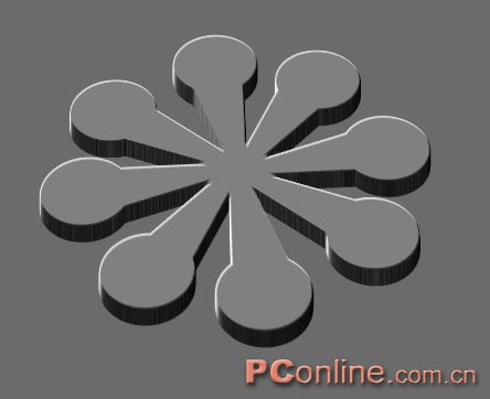 用ps制作3d立體logo