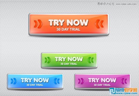 ai制作立體按鈕